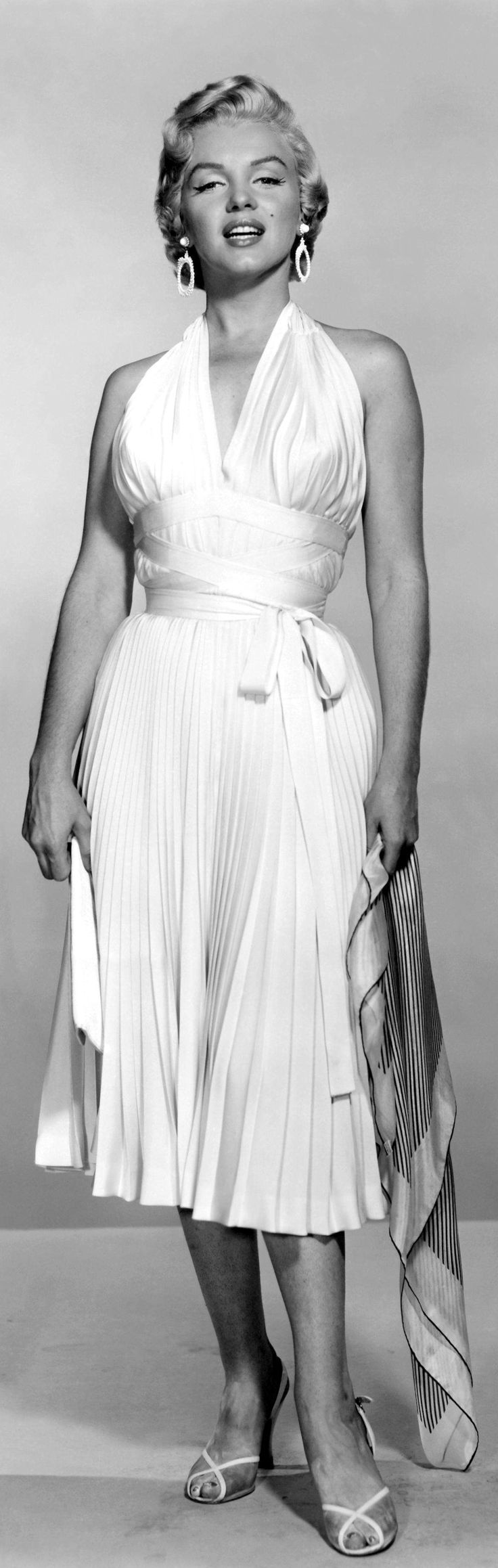Marilyn Monroe in an iconic white dress from "The Seven Year Itch," 1955.