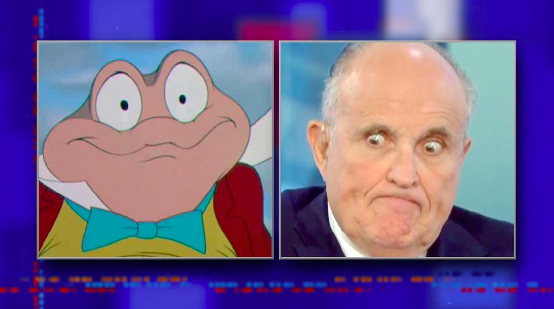 Image result for rudy giuliani Mr. Toad