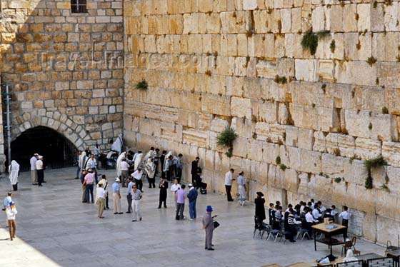 Bible Archaeology: Jerusalem: Western or wailing wall,Jerusalem
